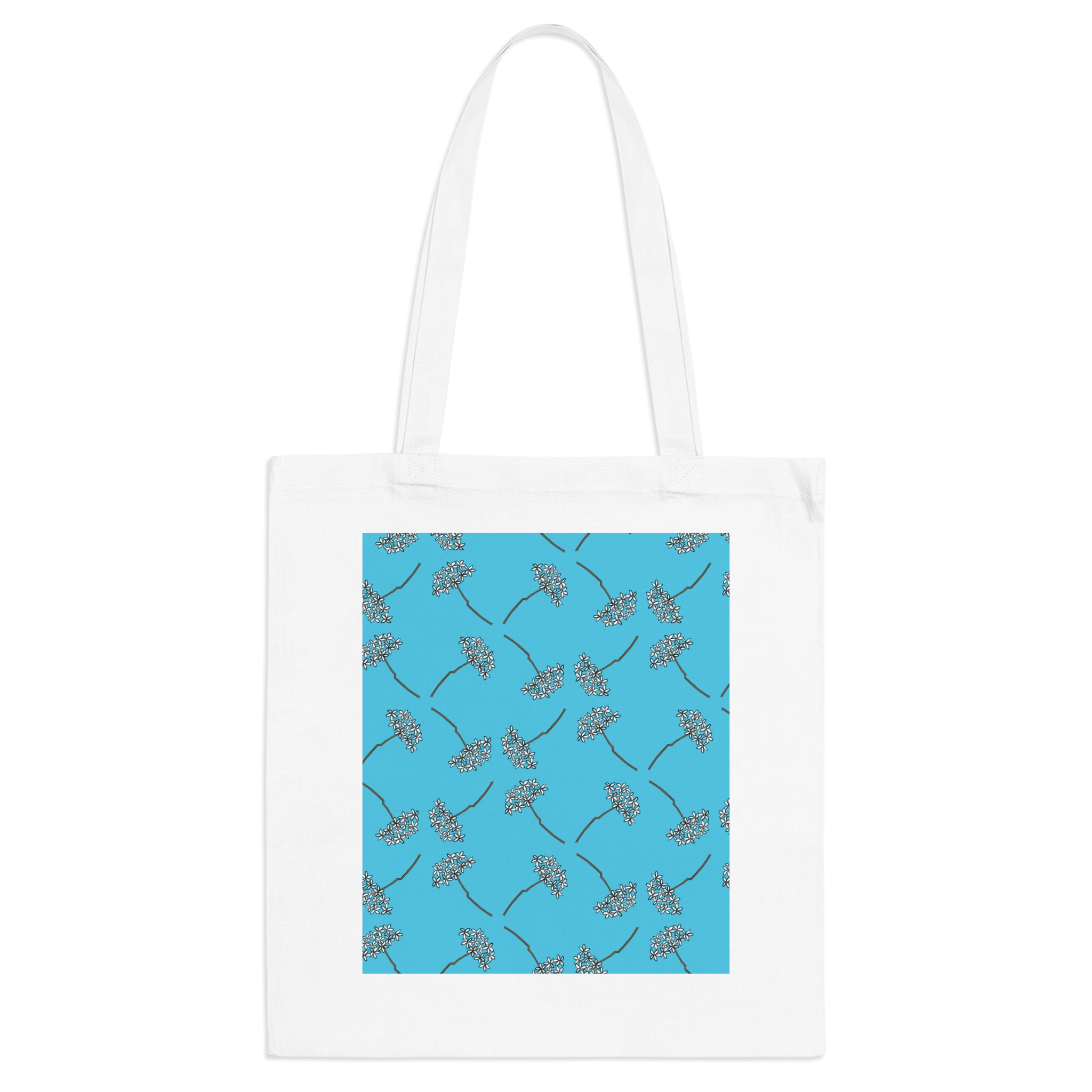 Tote bag Rincón de la Biznaga – Diseño patrón tradicional de biznagas: imagen 1