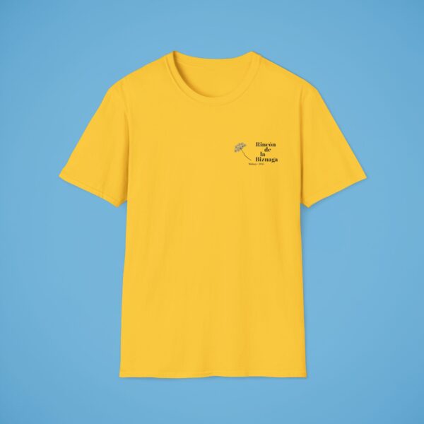 Camiseta básica Rincón de la Biznaga – Algodón ético, logo negro