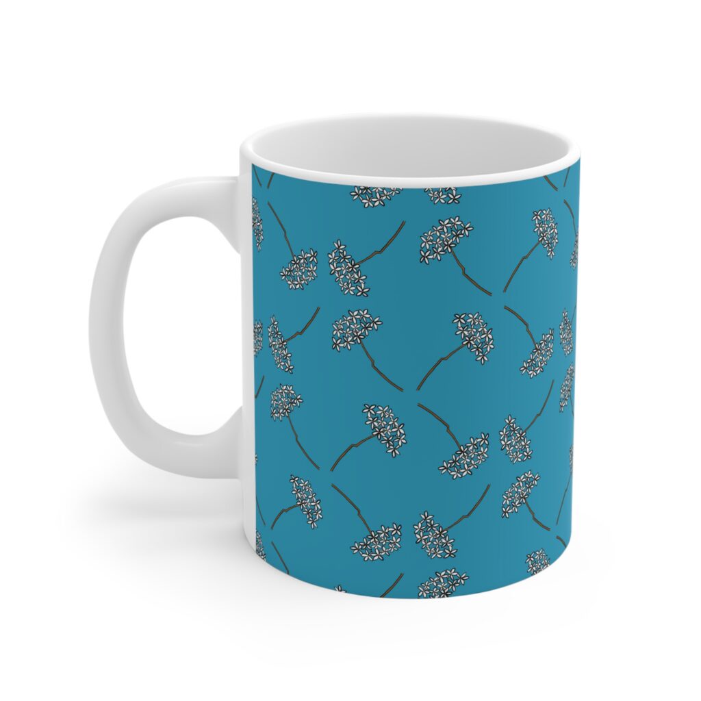 Taza Rincón de la Biznaga – Patrón exclusivo de biznagas malagueñas