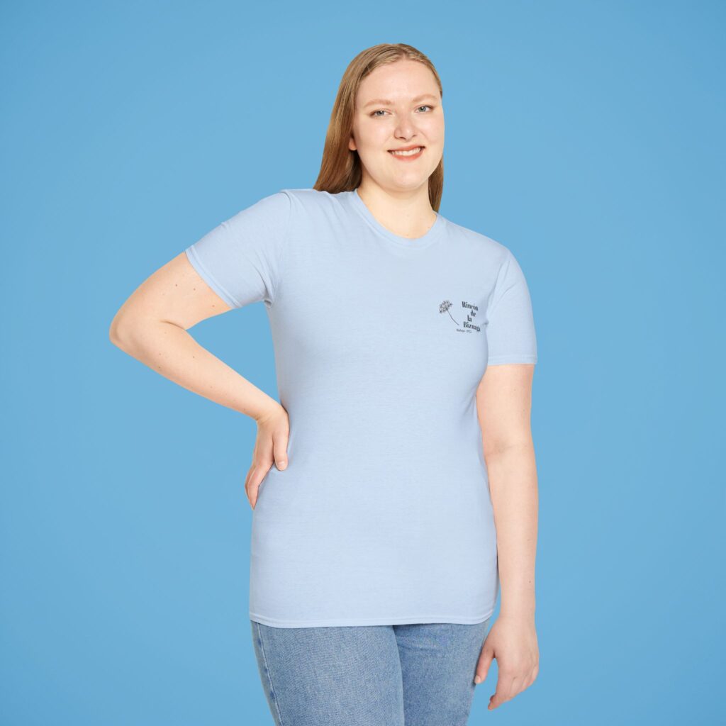 Camiseta básica Rincón de la Biznaga – Algodón ético, logo negro