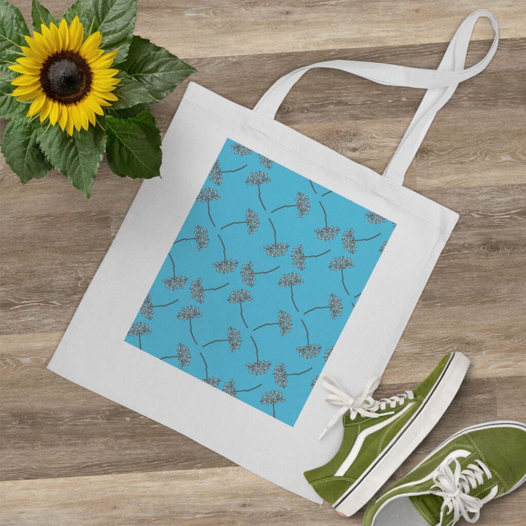 Tote bag Rincón de la Biznaga – Diseño patrón tradicional de biznagas