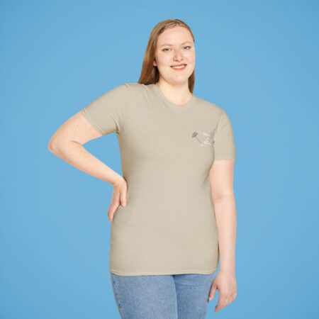 Camiseta básica Rincón de la Biznaga – Algodón ético, logo blanco: imagen 6