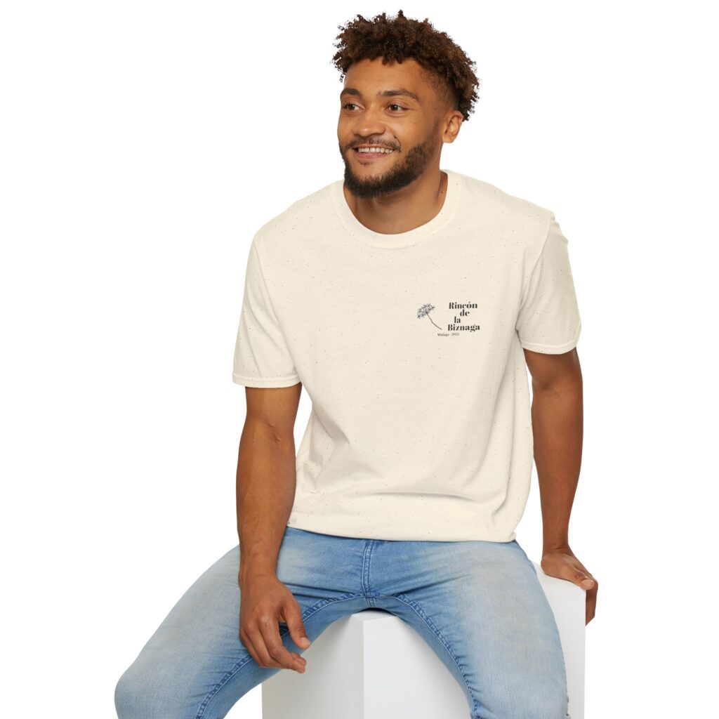 Camiseta básica Rincón de la Biznaga – Algodón ético, logo negro