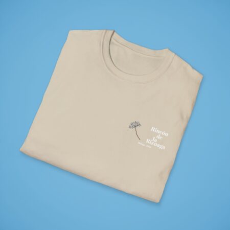 Camiseta básica Rincón de la Biznaga – Algodón ético, logo blanco: imagen 4