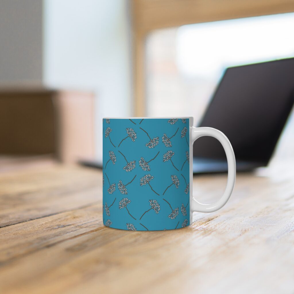 Taza Rincón de la Biznaga – Patrón exclusivo de biznagas malagueñas