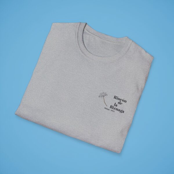 Camiseta básica Rincón de la Biznaga – Algodón ético, logo negro