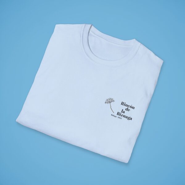 Camiseta básica Rincón de la Biznaga – Algodón ético, logo negro