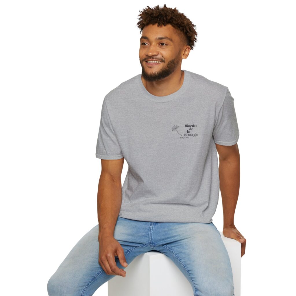 Camiseta básica Rincón de la Biznaga – Algodón ético, logo negro