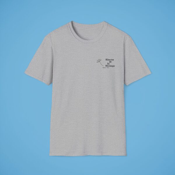 Camiseta básica Rincón de la Biznaga – Algodón ético, logo negro