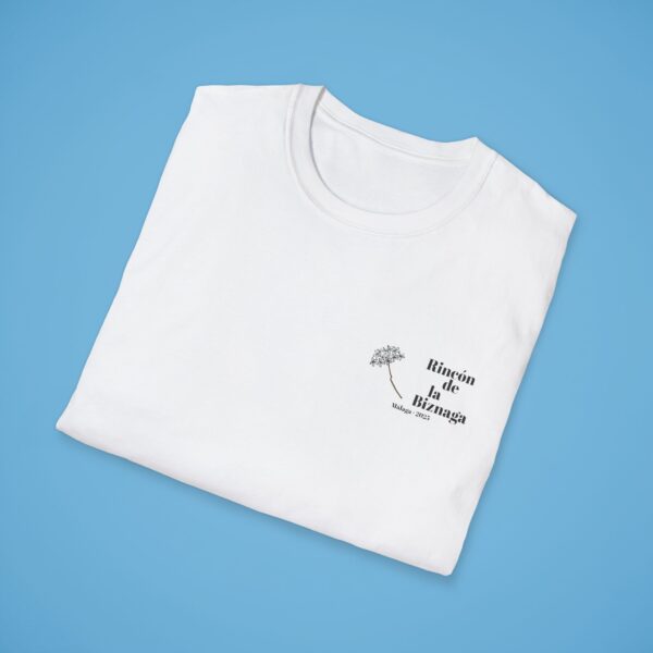 Camiseta básica Rincón de la Biznaga – Algodón ético, logo negro