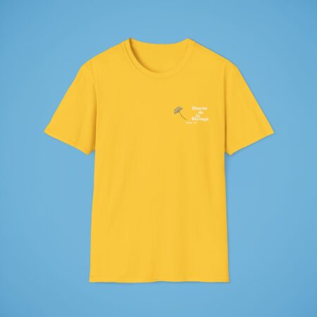 Camiseta básica Rincón de la Biznaga – Algodón ético, logo blanco: imagen 7