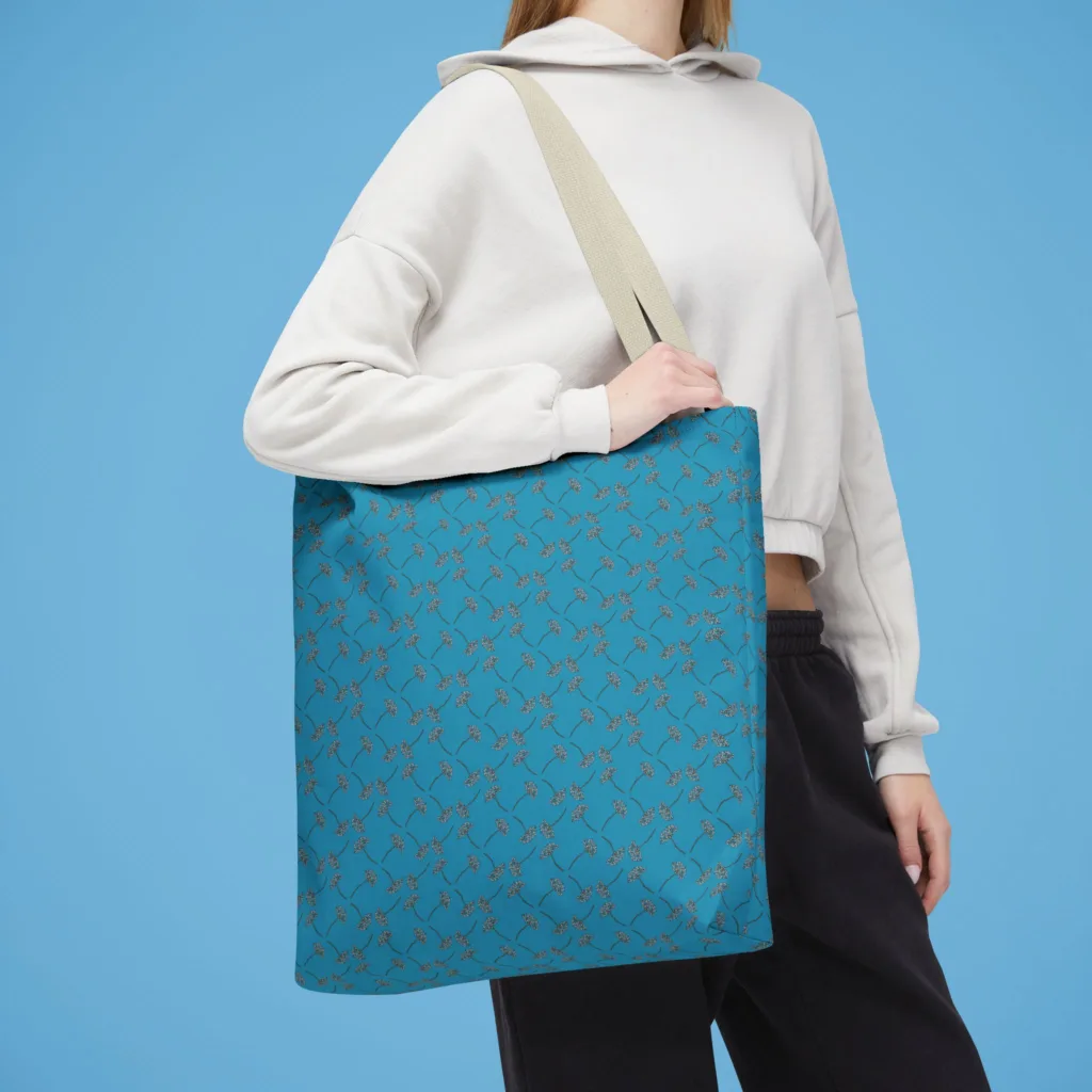 Tote bag patrón de biznagas – All-Over Print
