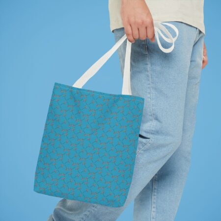 Tote bag patrón de biznagas – All-Over Print: imagen 3