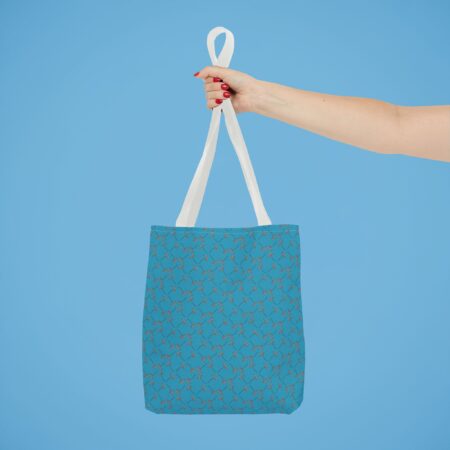 Tote bag patrón de biznagas – All-Over Print: imagen 4