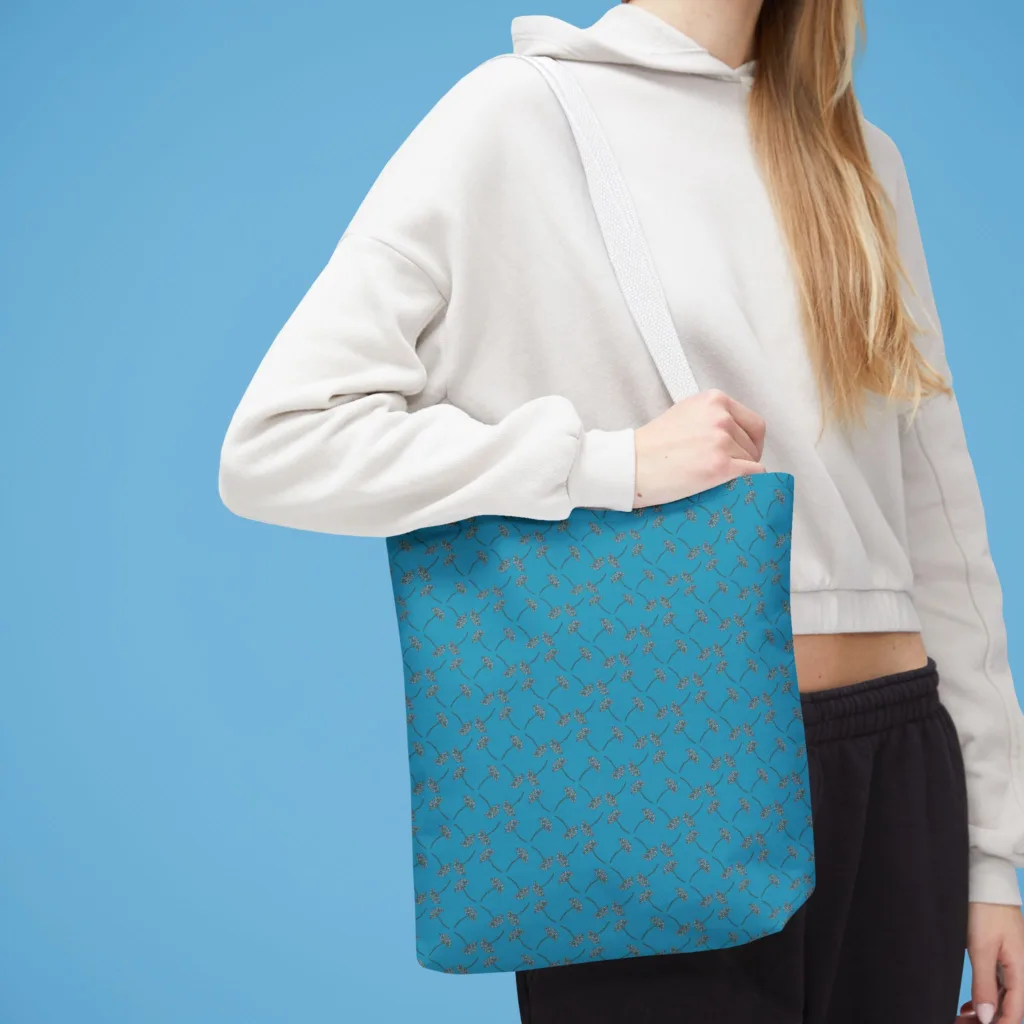 Tote bag patrón de biznagas – All-Over Print