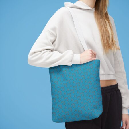 Tote bag patrón de biznagas – All-Over Print: imagen 5