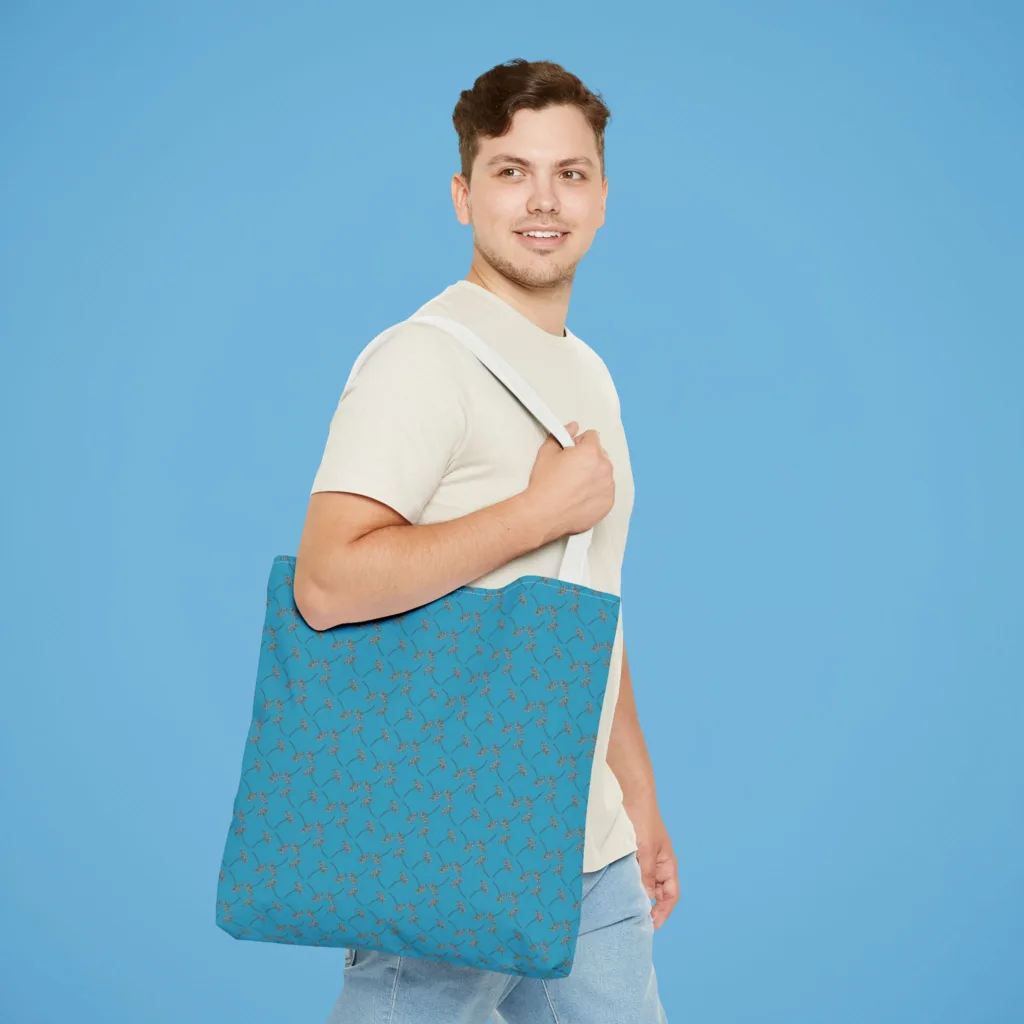 Tote bag patrón de biznagas – All-Over Print