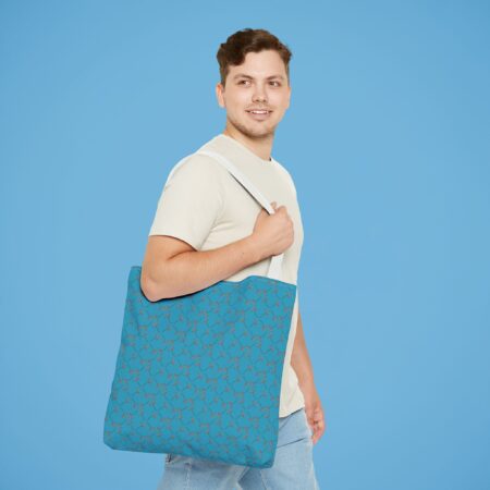 Tote bag patrón de biznagas – All-Over Print: imagen 13