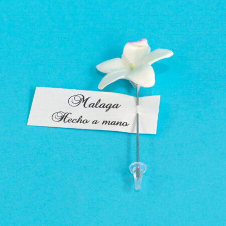 Alfiler de jazmín – Hecho a mano en Málaga