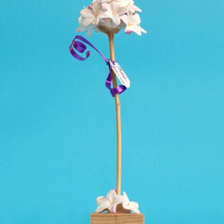 Biznaga con peana – Hecha a mano en Málaga: imagen 3