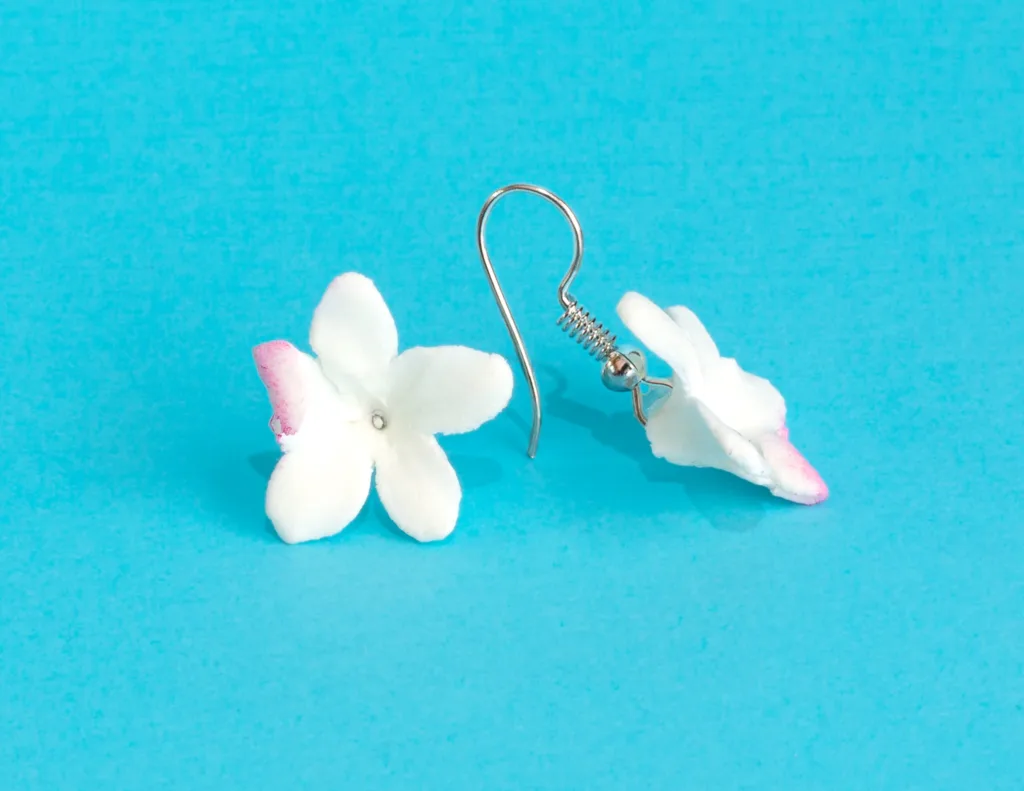 Pendientes de jazmín – Hechos a mano en Málaga