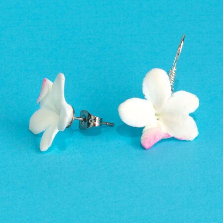 Pendientes de jazmín – Hechos a mano en Málaga